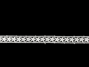8146G Кружево вязаное полиэстер цв.белый(в упак.8м)