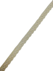 0194СТ Кружево вязаное хлопок шир.0,7см цв.бежевый(в упак.30м)