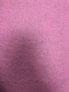 Фетр вышивальный 180г/м 100см цв.розовый(в рул.100м)