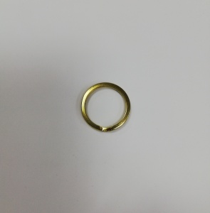 Кольцо для ключей 23мм цв.золото(в упак.100шт)