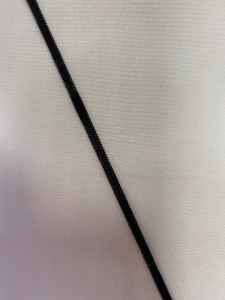 Резинка плоская для масок 03мм цв.черный(в кор.5000м)