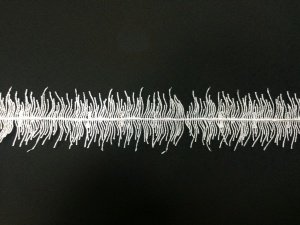 4471G Кружево гюпюровое полиэстер шир.4см цв.белый(в упак.9м)