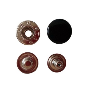 Кнопка стальная №54 12,5мм цв.черный(в упак.1440шт)