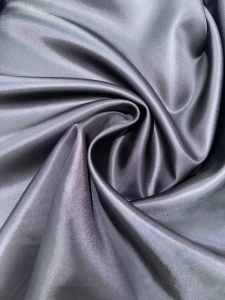 Ткань подкладочная вискозная однотонная 210Т 150см цв.черный(в рул.100м)