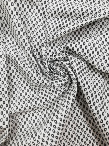 90722 Ткань хлопок сатин с принтом 100% хлопок 150см цв.белый(в рул.55м)