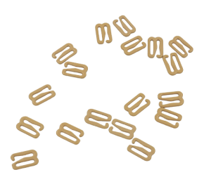 Крючок бельевой металлический 06мм цв.бежевый(в упак.1000шт)