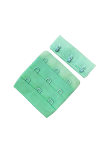 Застежки бельевые для бюстгальтера 3х3 50мм цв.бирюза(в упак.100шт)