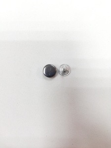 Хольнитены нержавеющие 12,5*12,5мм цв.ч.никель(в упак.500шт)