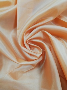 1040(15-1327) Ткань подкладочная однотонная 190Т 100% полиэстер цв.т.оранжевый(в рул.100м)