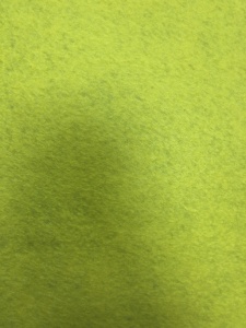 Фетр вышивальный 180г/м 100см цв.желтый(в рул.100м)