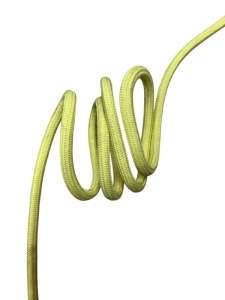 Шнур круглый полиэстер 6мм цв.желтый(в рул.100м,мешок №22,33,34)