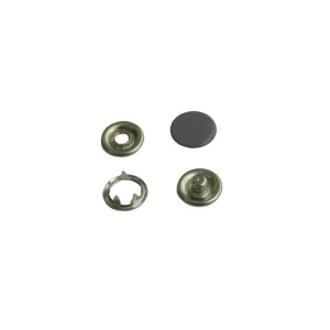 526 Кнопка нержавеющая трикотажная закрытая 09,5мм цв.серый(в упак.1440шт)