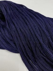 330 Шнур круглый полиэфирный 4мм цв.т.синий(в рул.100м)