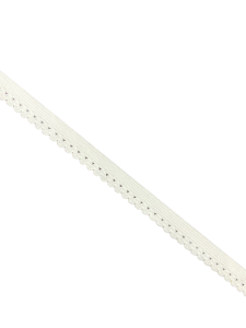 892-10ML Резинка бельевая 11мм цв.белый(в рул.100м)