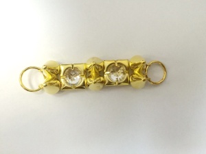 11R Пряжка декоративная цв.золото(в упак.10шт)