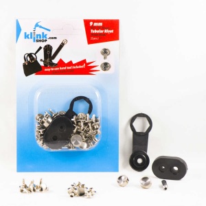 Хольнитены в розничной упаковке нержавеющие 9*9мм цв.никель(в упак.25шт)