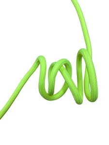 Шнур круглый полиэстер 6мм  салатовый(в рул.100м,мешок №22,33)