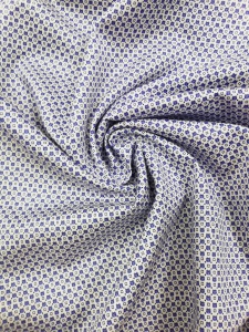 92200 Ткань хлопок сатин с принтом 100% хлопок 150см цв.синий(в рул.43м)