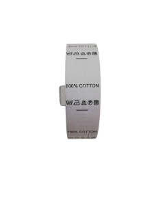 Составник бумажный 100% cotton цв.белый(в рул.500шт)
