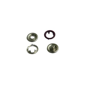 170 Кнопка нержавеющая трикотажная кольцевая 09,5мм цв.фиолетовый(в упак.1440шт)