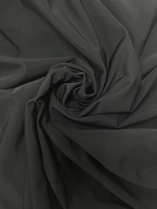 YA5053 Ткань бифлекс 100г/м 80% полиамид 30% эластан 140см цв.черный(в рул.189м)