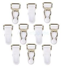 Застежки бельевые для чулок металлические 10мм цв.белый-никель(в упак.1000шт)