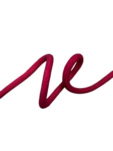 Шнур круглый хлопковый 08мм цв.фуксия(в рул.100м,мешок №31.33)