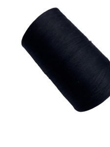 6812 Нитки армированные 70ЛЛ Красная нить 100% полиэстер 2500м цв.т.серый(в упак.10шт)