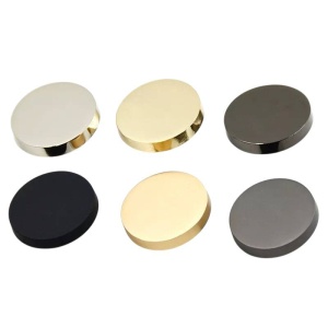 Головка плоская нержавеющая 15мм цв.ч.никель(в упак.1000шт)