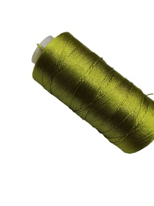 604 Нитки вышивальные 210/3 АKBEL 100% полиэстер 200м цв.св.горчичный(в упак.10шт)