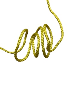 Шнур круглый полиэстер 4мм цв.золотой(в рул.100м,мешок №22)