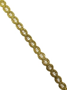 10514 Тесьма сутажная цв.золотой(в рул.17м)