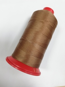 1522 Нитки высокопрочные 20/3 POLYART 100% полиэстер 1500м цв.коричневый(в упак.10шт)