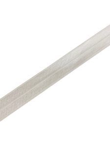 0450KTP Резинка окантовочная блестящая 25мм цв.белый(в рул.100м)