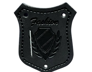 6811Y Нашивка кожзам 2,5*3см(в упак.100шт)