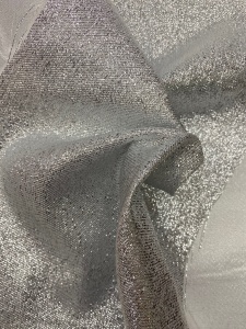 Leydi B Ткань нарядная костюмная 300см цв.V4 серебро(в рул.39.5м)