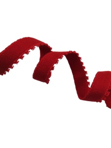 0200KPD Резинка бельевая 10мм цв.красный(в рул.100м)