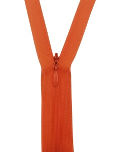 157 Молния потайная Т3 20см цв.оранжевый(в упак.100шт)ZIP