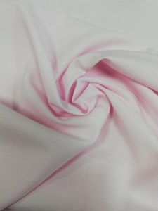 214G1712 Ткань хлопок сатин однотонный 80% хлопок 20% полиэстер 150см цв.св.розовый(в рул.100м)