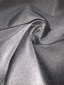 Ткань карманная 85г/м 100% полиэстер 150см цв.черный(в рул.100м)