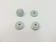 Кнопка пластиковая 13мм цв.серый(в упак.1000шт)