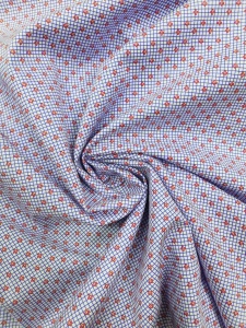 92327 Ткань хлопок сатин с принтом 100% хлопок 150см цв.синий(в рул.100м)