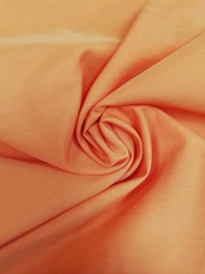 113G2329 Ткань хлопок сатин однотонный 80% хлопок 20% полиэстер 150см цв.оранжевый(в рул.110)