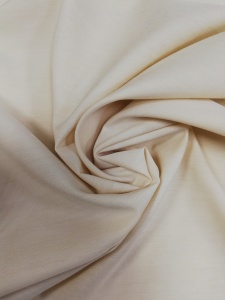 113G1175 Ткань хлопок сатин однотонный 80% хлопок 20% полиэстер 150см цв.бежевый(в рул.110)
