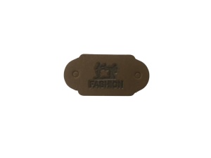 6810Y Нашивка кожаная 3*1,5см(в упак.100шт)