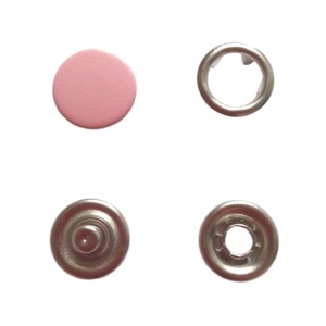 134 Кнопка нержавеющая трикотажная закрытая 09,5мм цв.св.розовый(в упак.1440шт)