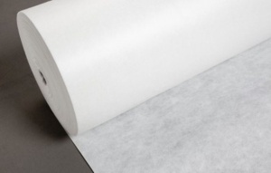 506 Флизелин нееклевой отрывной для вышивки 50г/м 90см цв.белый(в рул.300м)