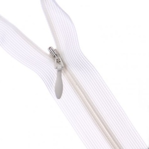 101 Молния потайная Т3 40см цв.белый(в упак.100шт)ZIP