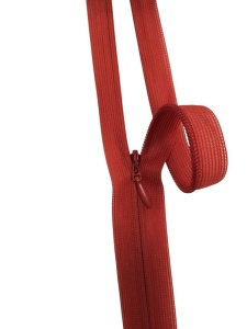 287 Молния потайная Т3 20см цв.кирпичный(в упак.100шт)ZIP