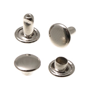 Хольнитены стальные 15*13мм цв.никель(в упак.1000шт)